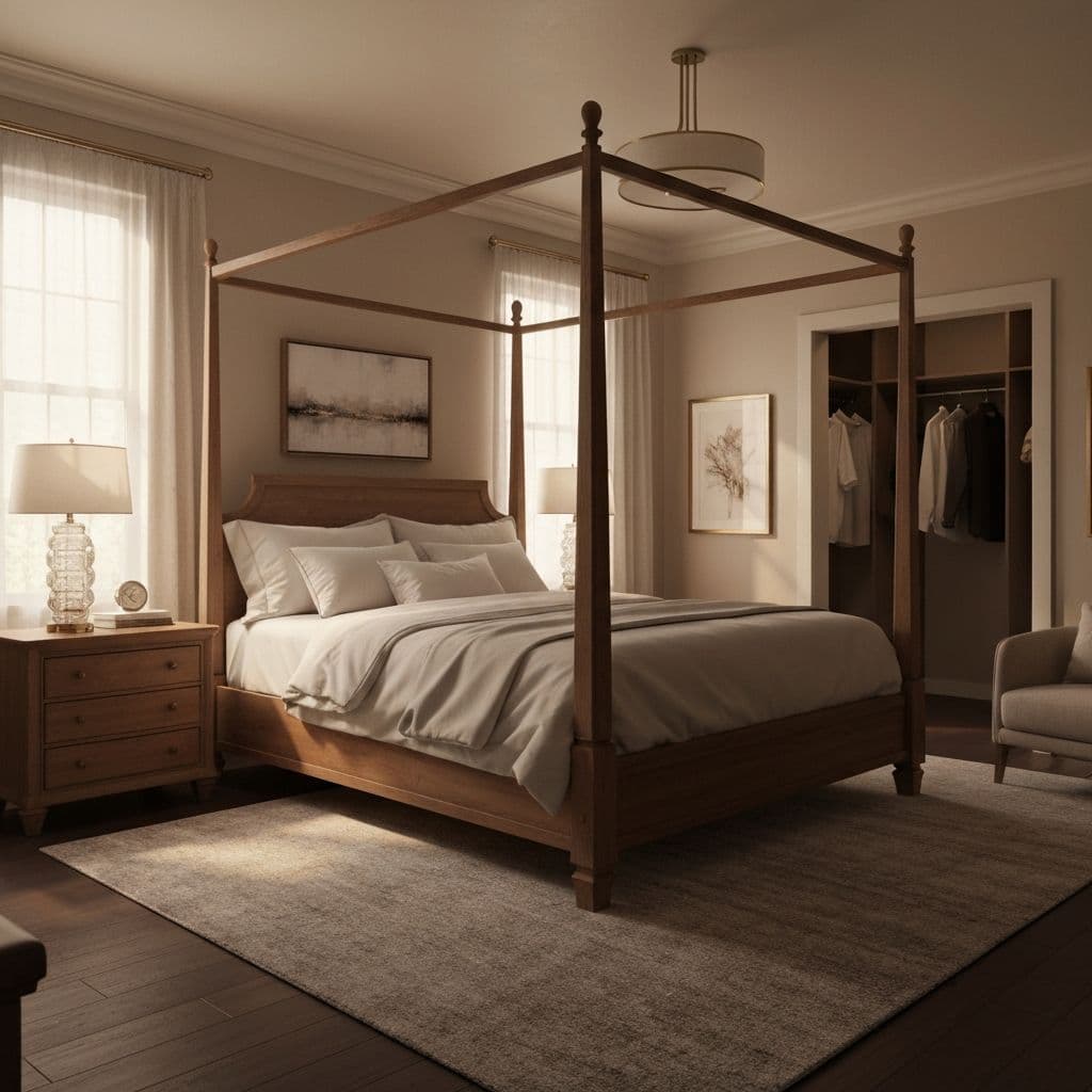 Elegant Master Bedroom - Bedroom Interior Design by Jangid Homes